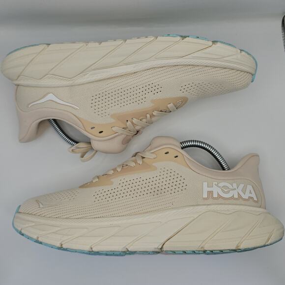 Hoka One One Arahi 7 Vanilla Cream Womens 9.5B Running Shoes Sneakers - Picture 10 of 12